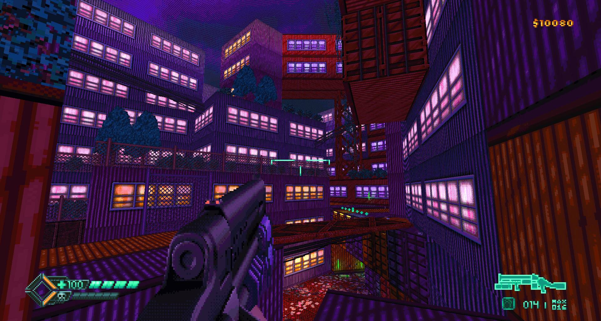 Dwellings and buildings built into the canyons of Cyber Verde.
